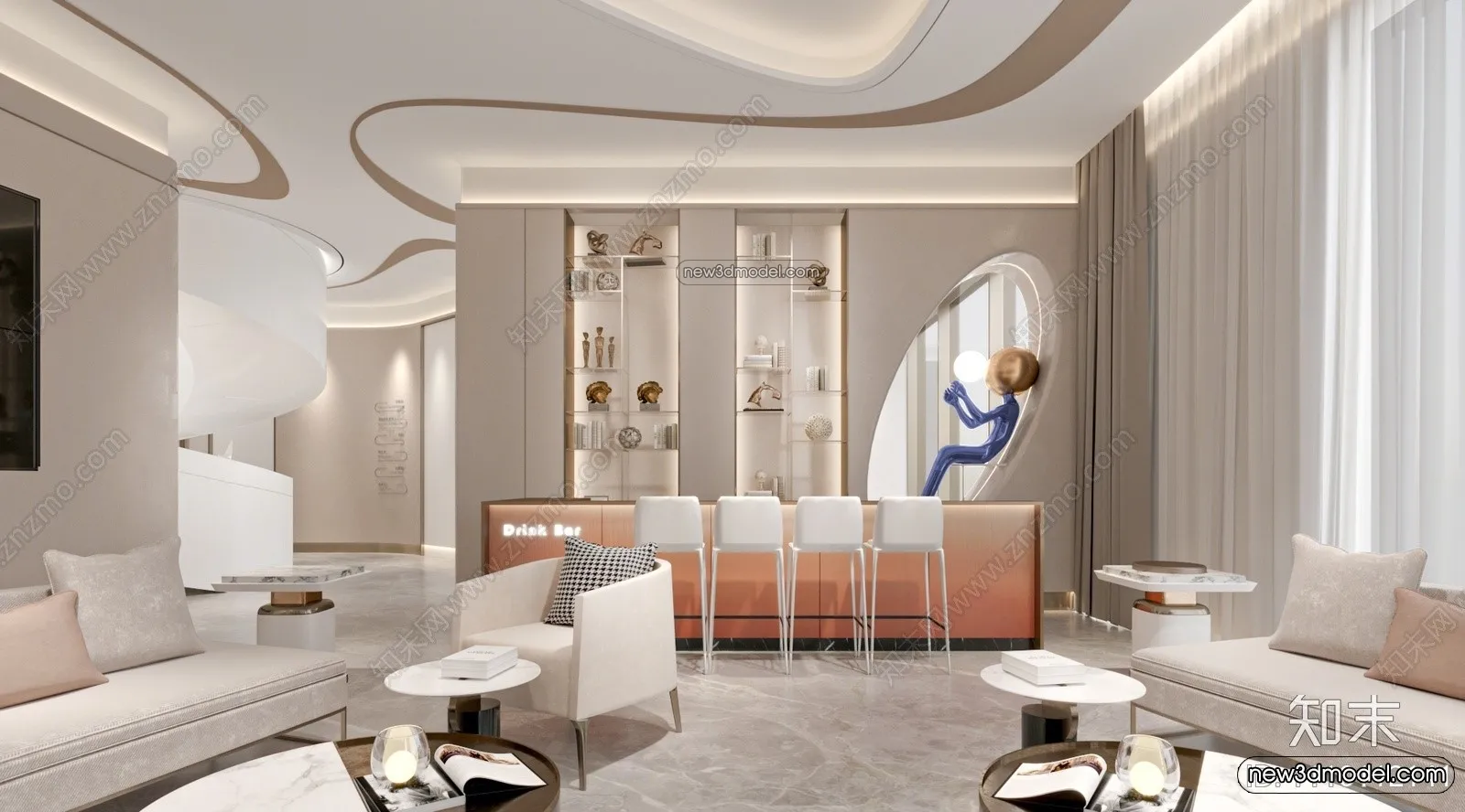 Spa And Massage - 3D Interior Scene - 3D Models - 114