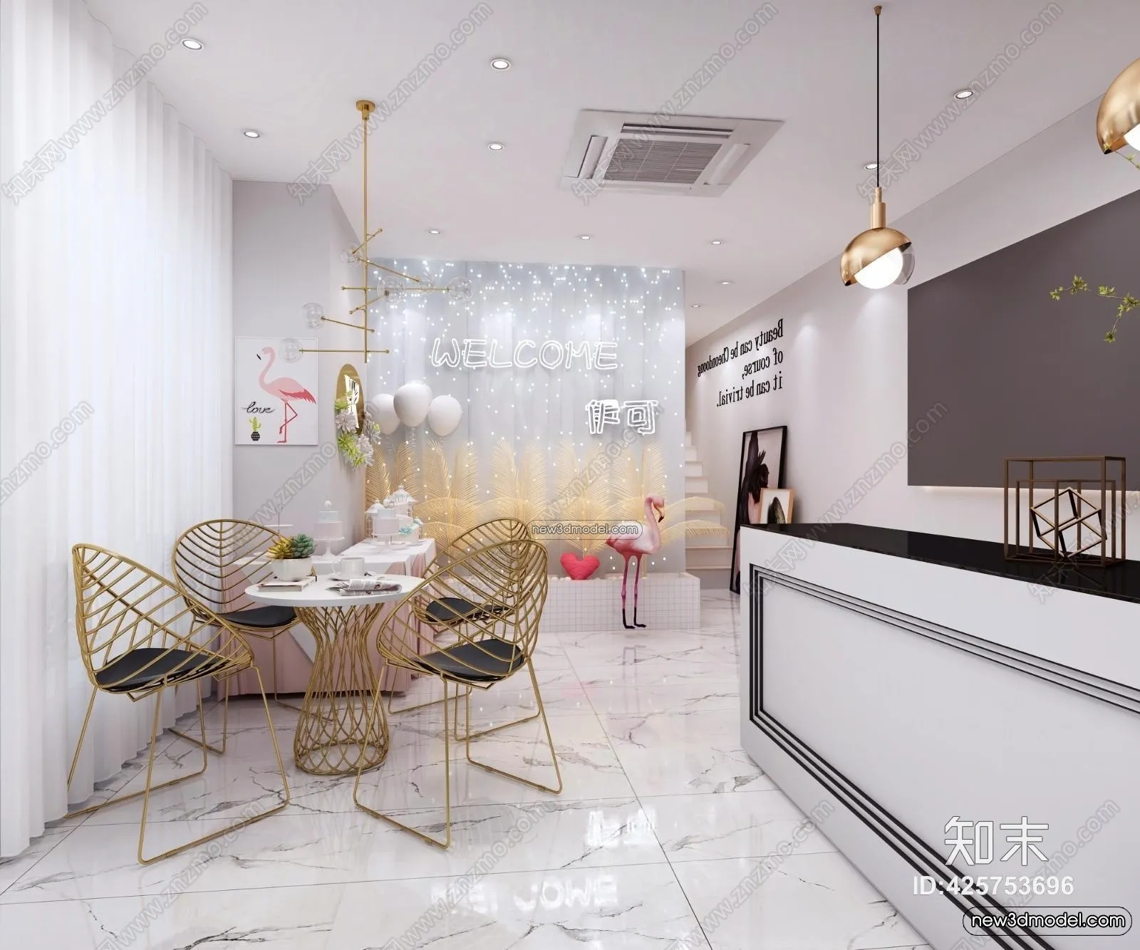 Spa And Massage - 3D Interior Scene - 3D Models - 118