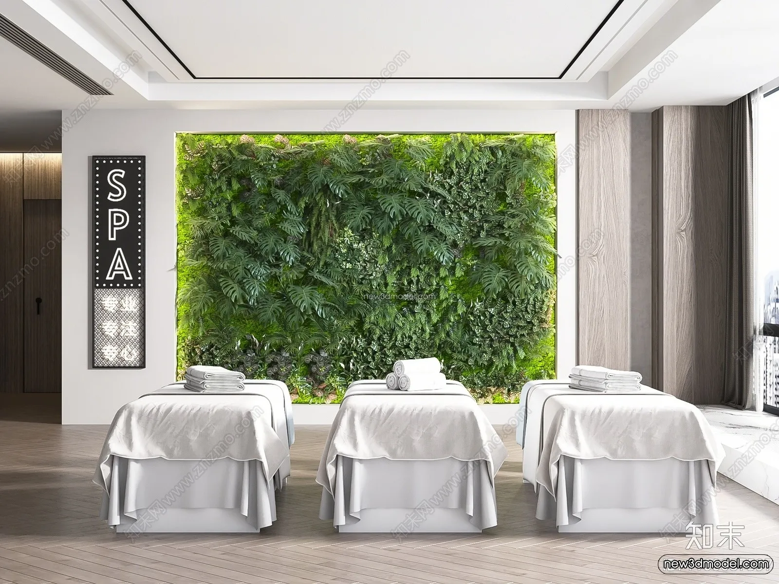 Spa And Massage - 3D Interior Scene - 3D Models - 121