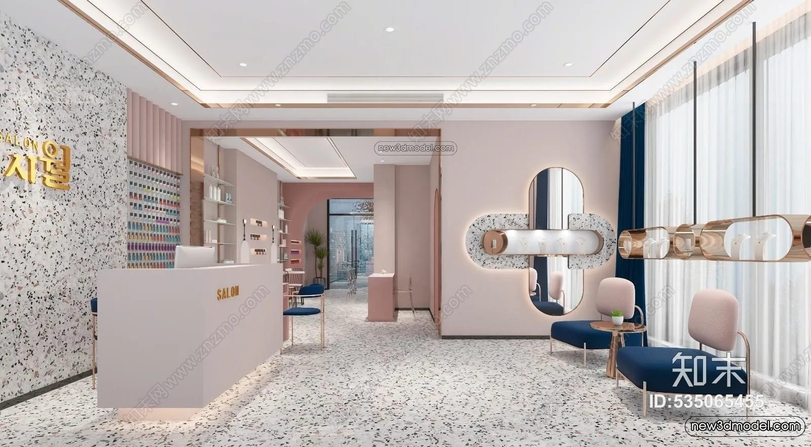 Spa And Massage - 3D Interior Scene - 3D Models - 129