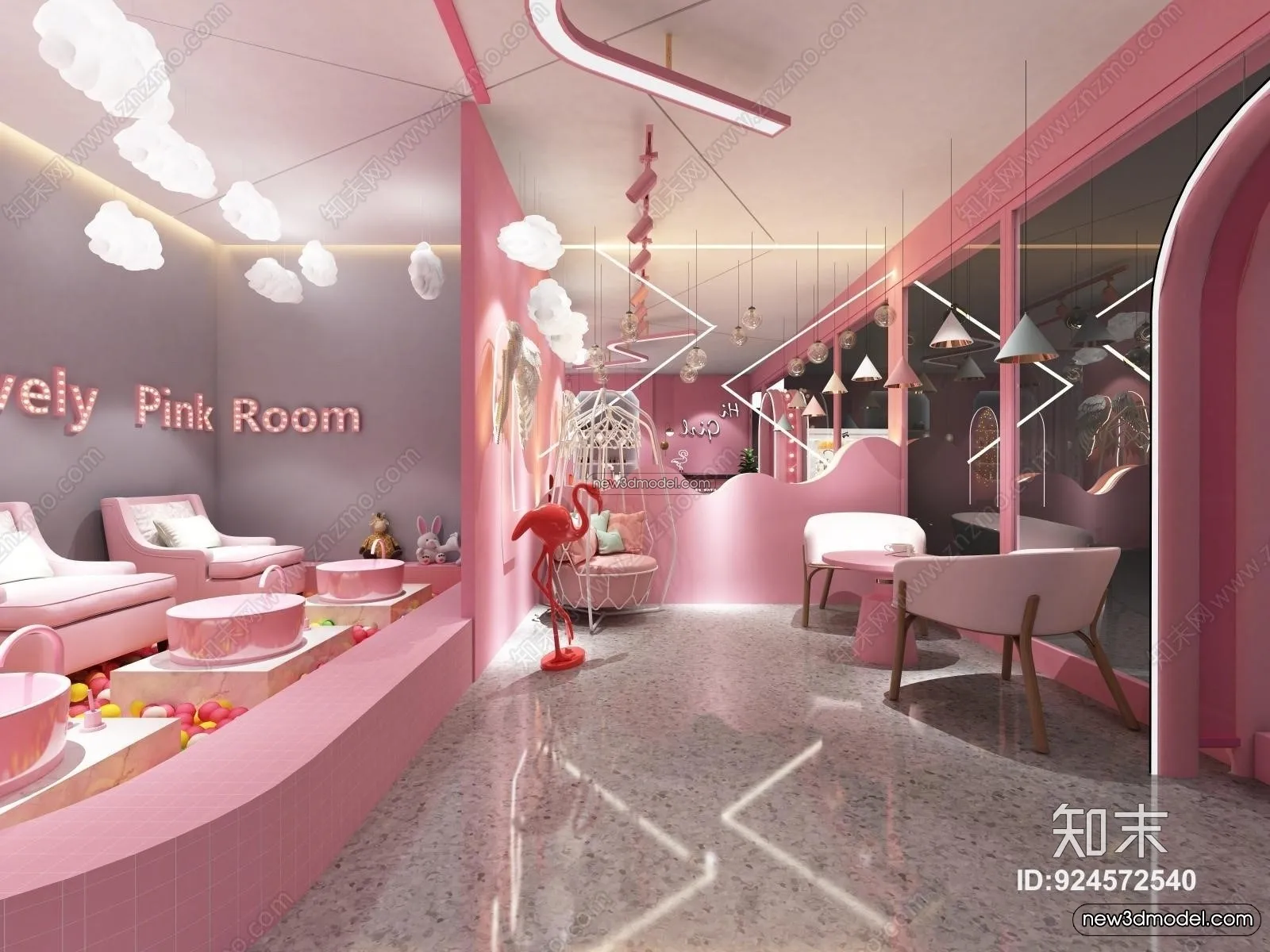 Spa And Massage - 3D Interior Scene - 3D Models - 133