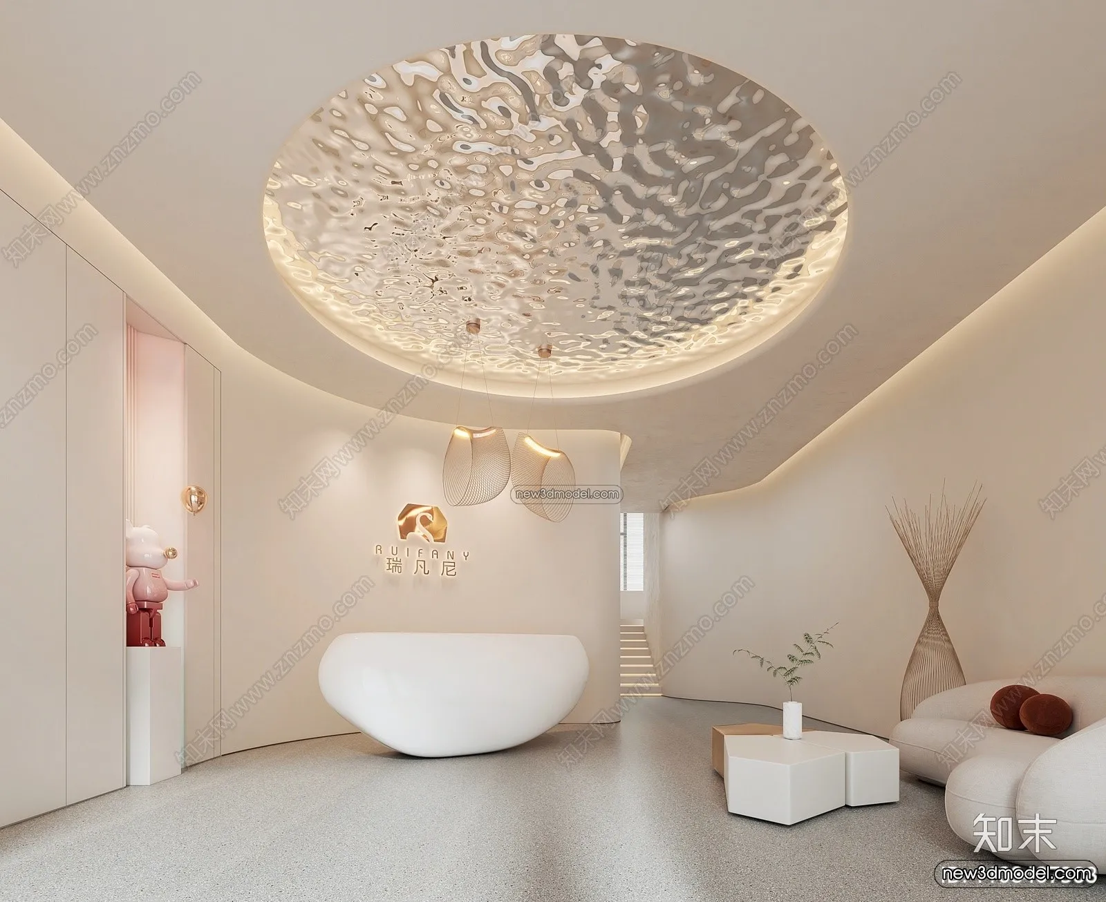 Spa And Massage - 3D Interior Scene - 3D Models - 134