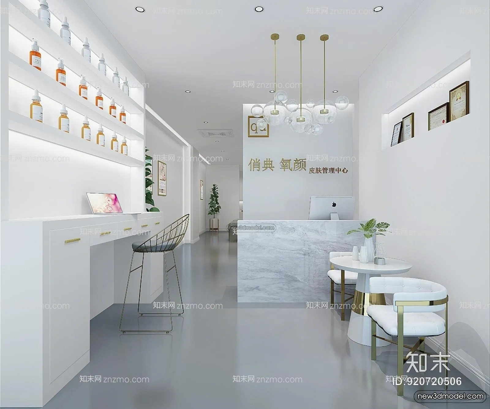 Spa And Massage - 3D Interior Scene - 3D Models - 135