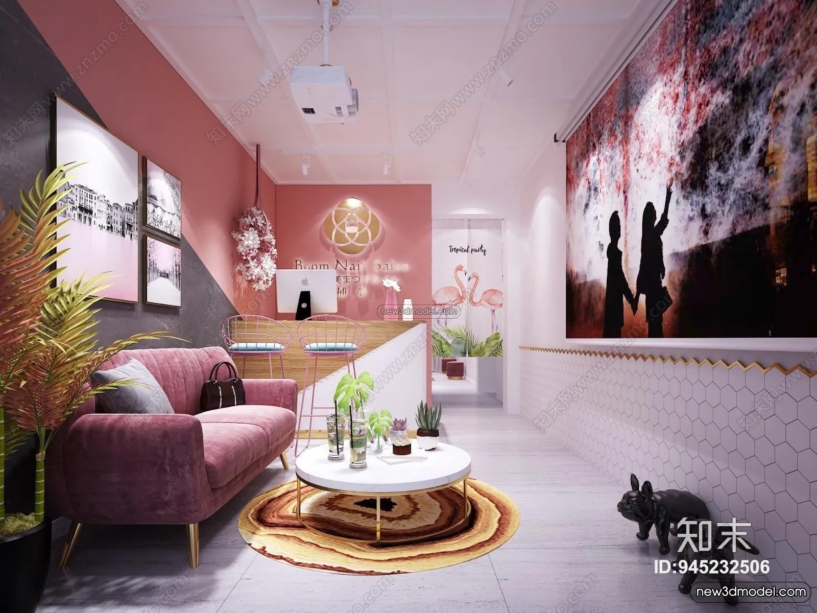 Spa And Massage - 3D Interior Scene - 3D Models - 140