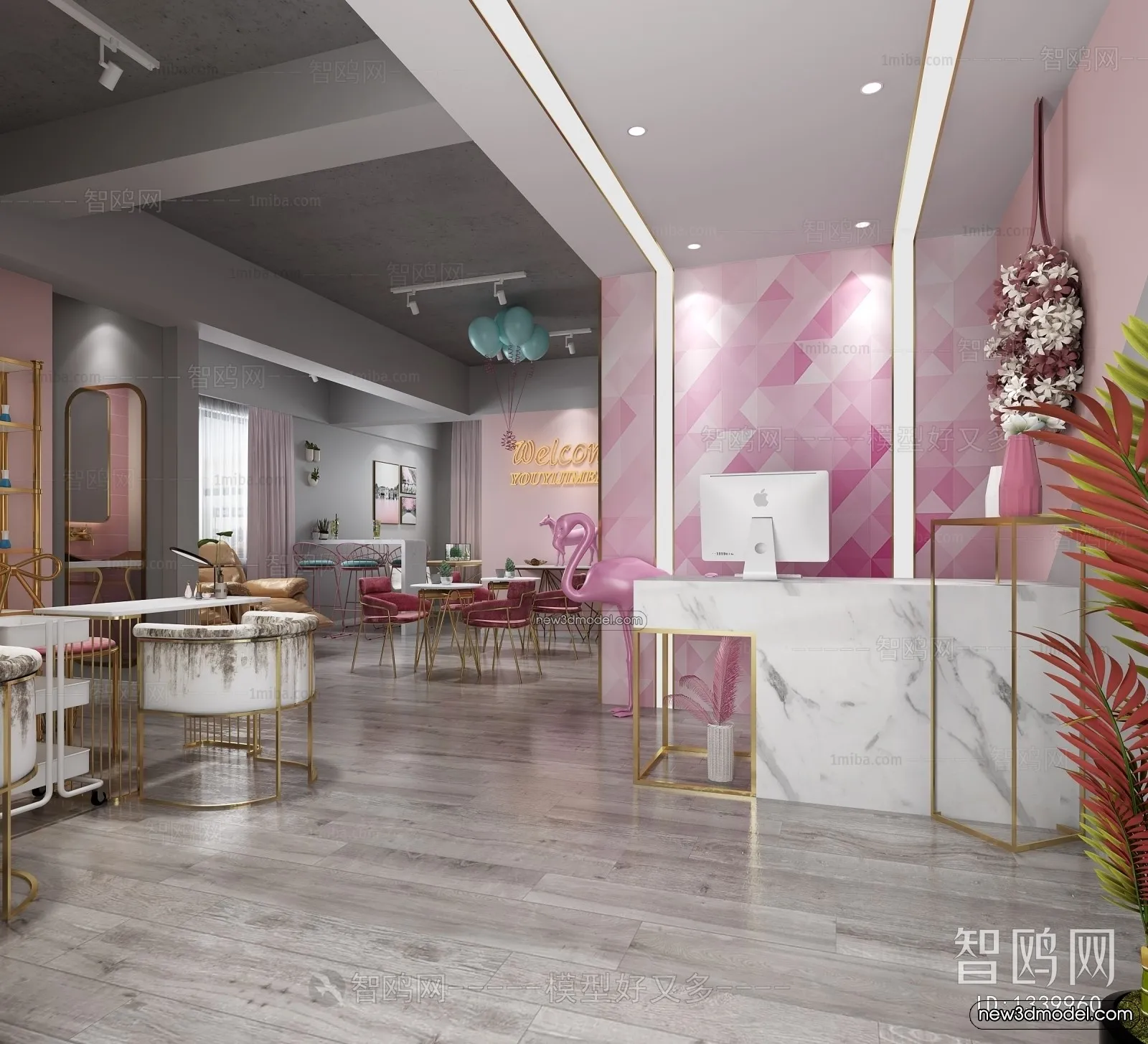 Spa And Massage - 3D Interior Scene - 3D Models - 142