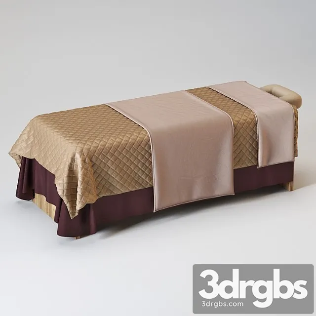 Spa Bed Bed 3D Model Free