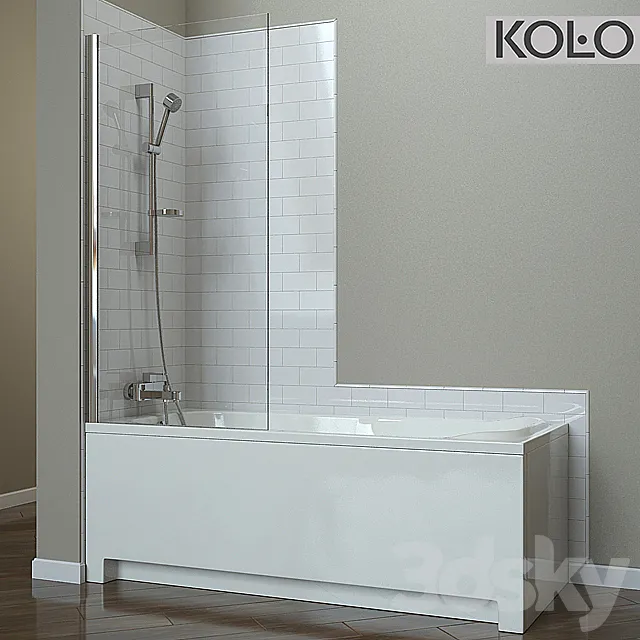 Spa SENSA with universal panels UNI4 tm KOLO 3D Model