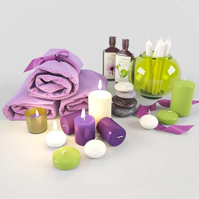 spa set 3DModel