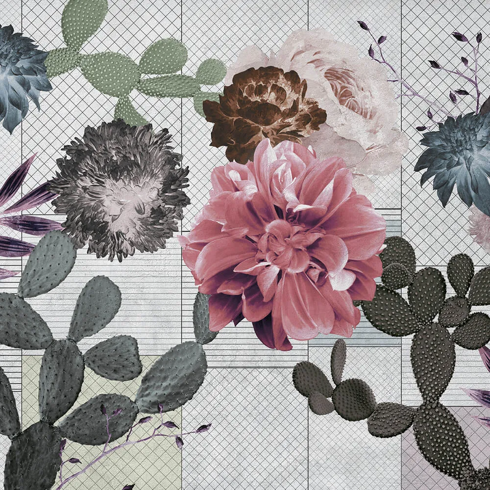 Spaghetti Wall  - Wallpaper Desert collage WPN 121 3D Model