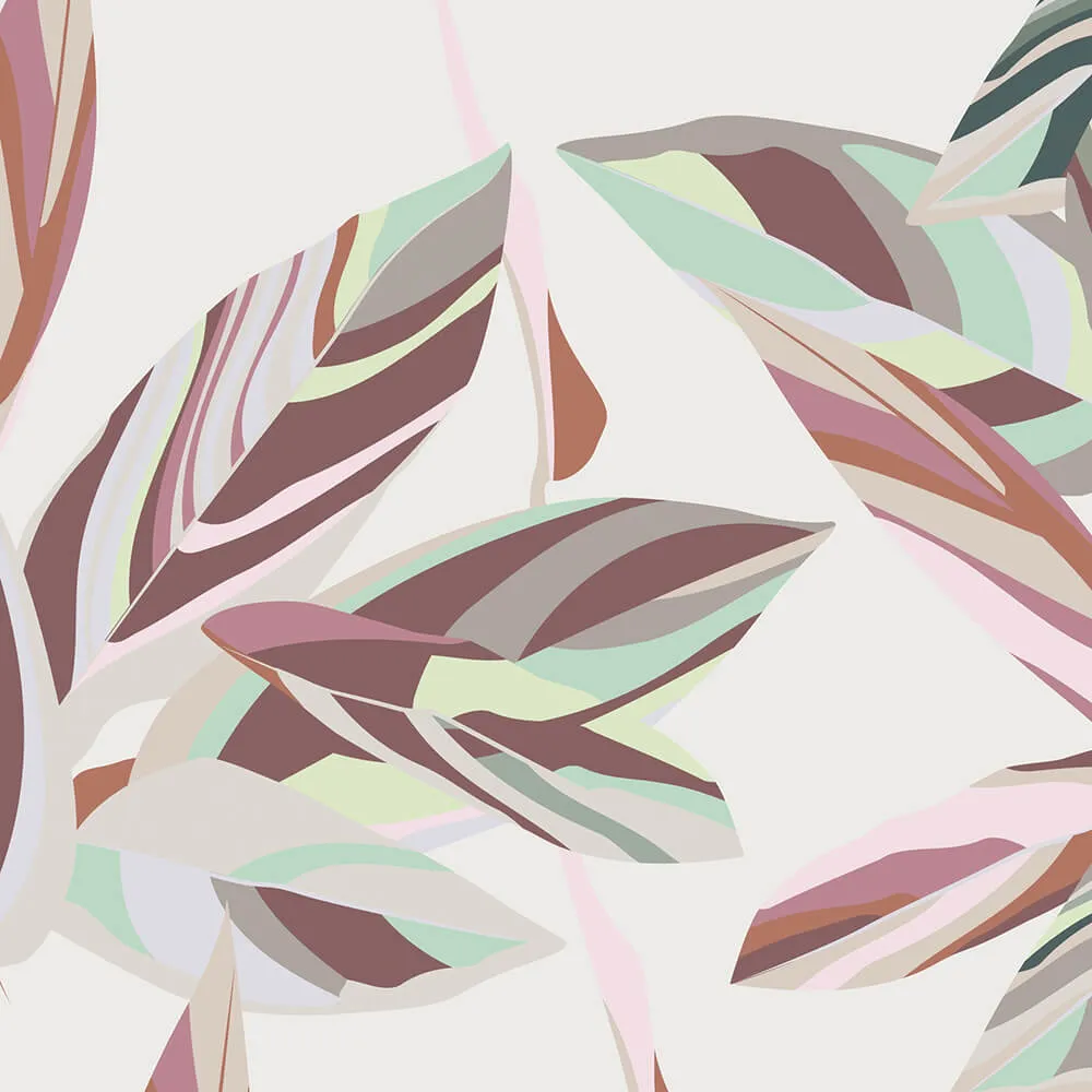 Spaghetti Wall  - Wallpaper Leaves WPN 415 3D Model