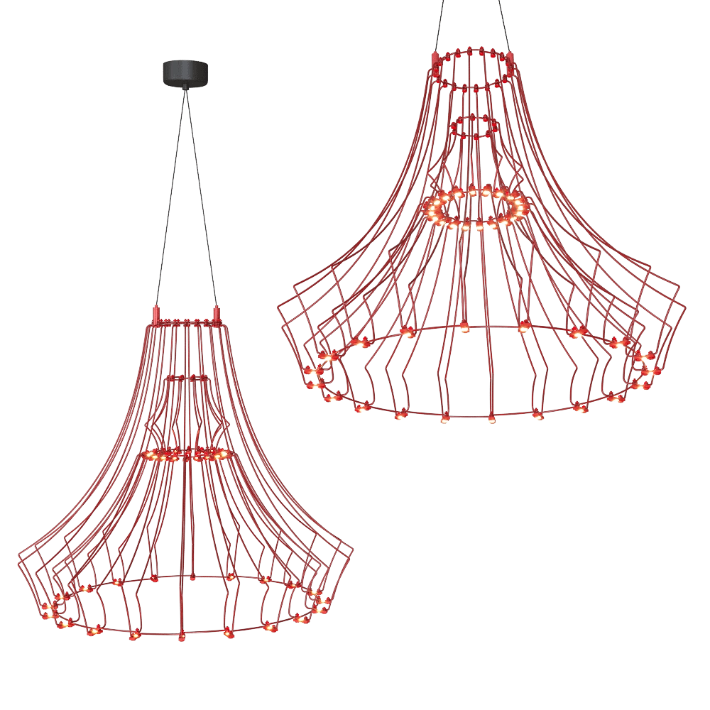 SPATIAL - Chandelier Tulip 3D Model
