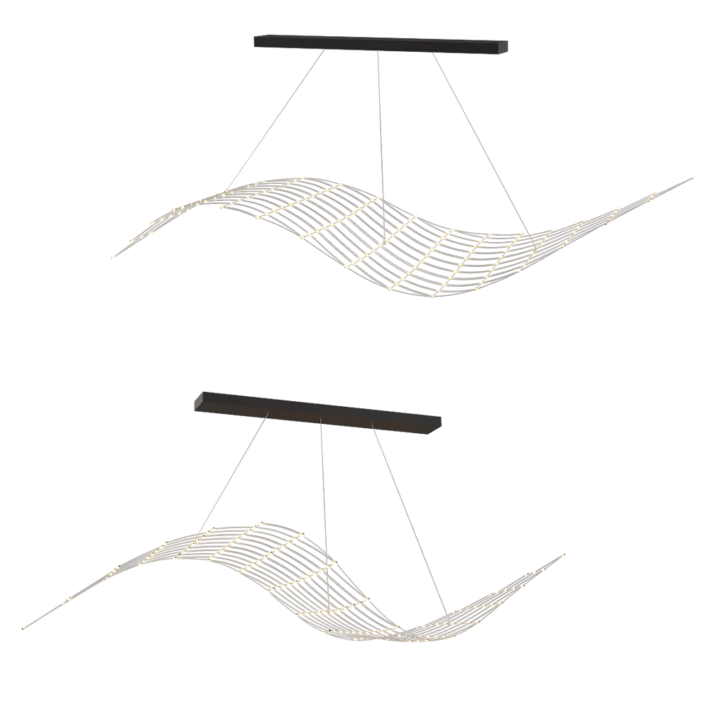 SPATIAL - Chandelier WAVE 3D Model