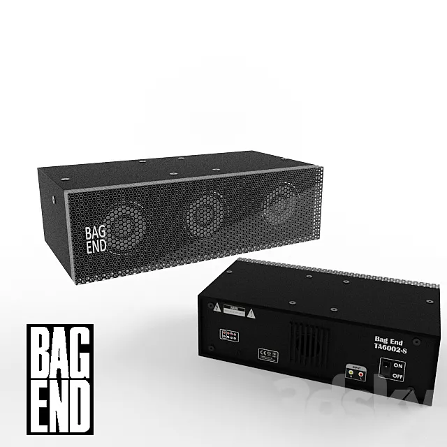 Speaker Bag End TA 6002-S 3DModel