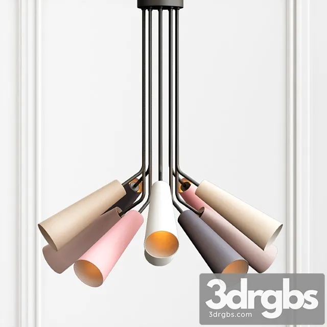 Speaker pendant lamp 3D Model Free