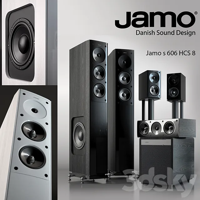 Speaker set Jamo S606 + 206 sub Free Download