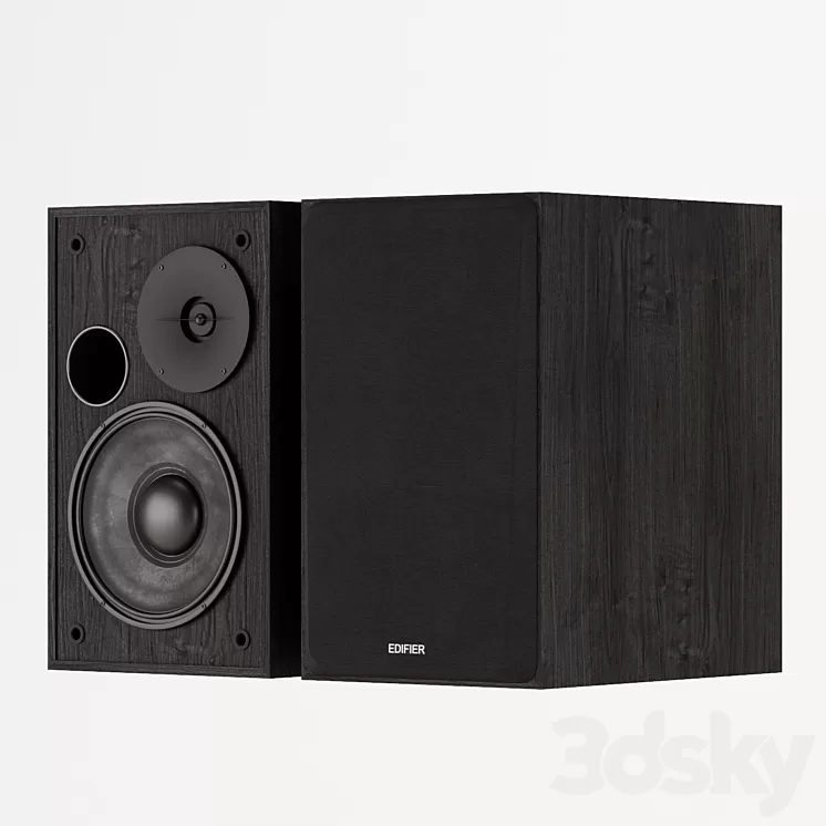 Speakers Edifier R1100 Black 3D Model