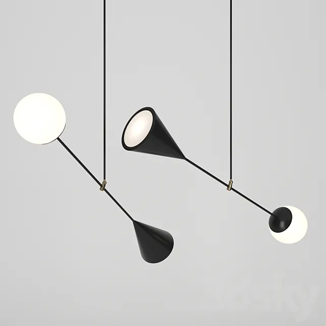 Spear Pendant Light – Large By Anna Karlin 3D Model