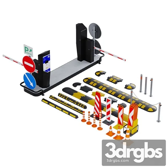 Special equipment for creating parking 3D Model Free