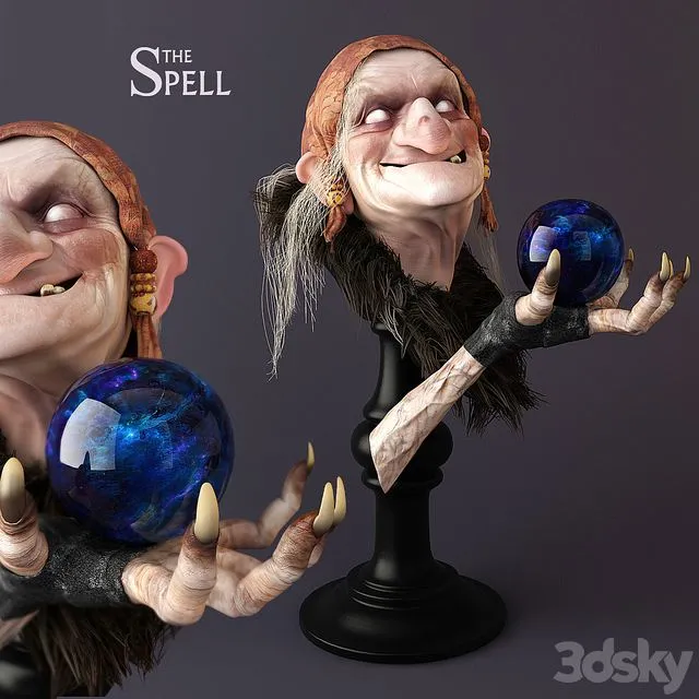 Spell of Grandmother Yagi 3D Model