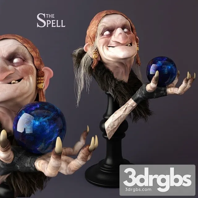 Spell Of Grandmother Yagi 3D Model Free