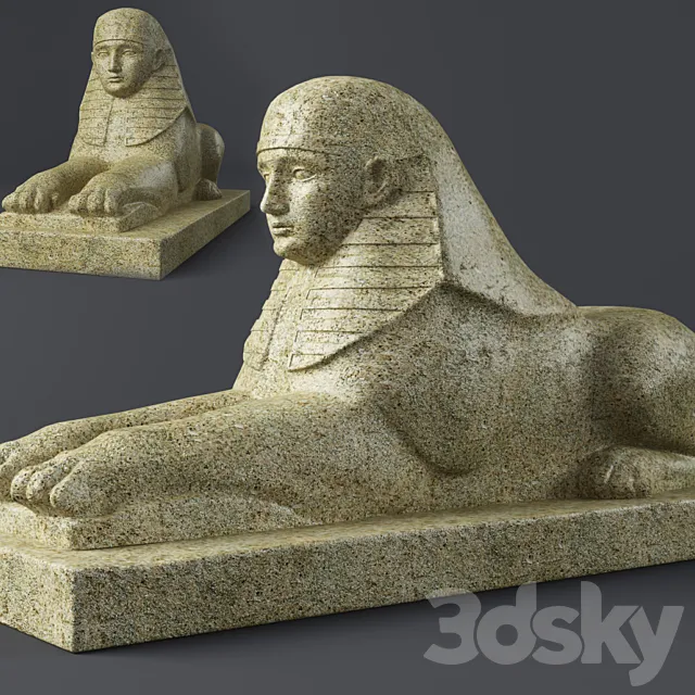 Sphinx 3D Model