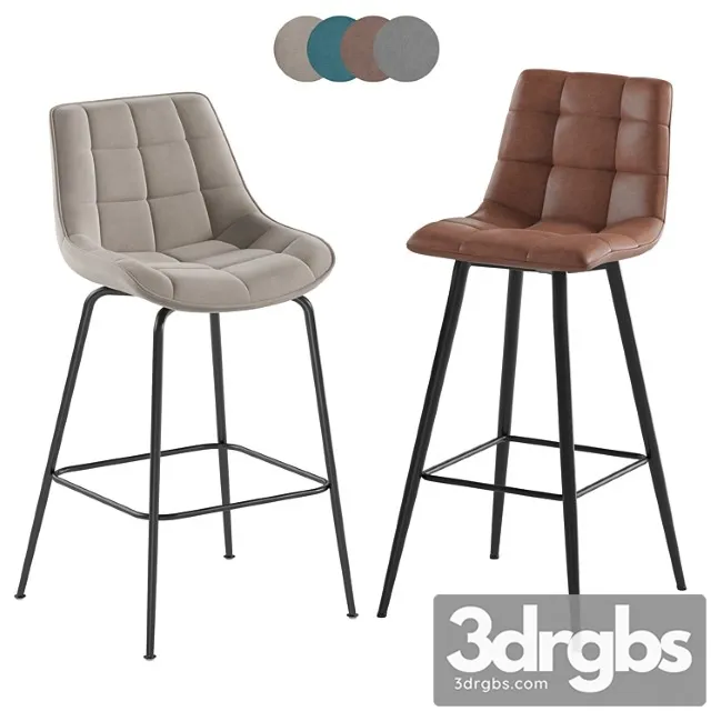 Spice B 140 Barstool Mebel Vetro 2 3D Model Free