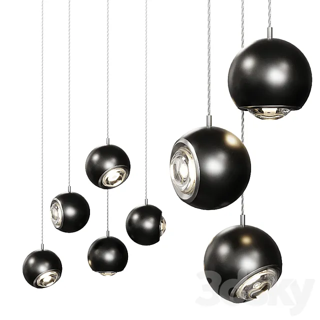 Spider by Studio Italia Design Black 3DModel