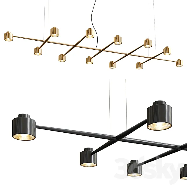 Spider Pendant Light 3DModel