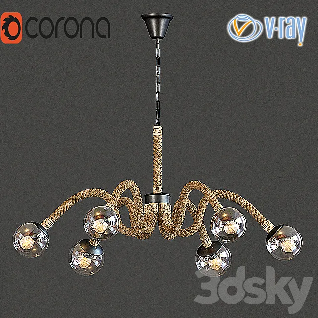 Spider pendant lights 3DModel