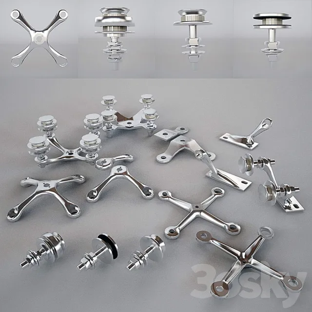 Spider SADEV Glassholder System SRG 3DModel