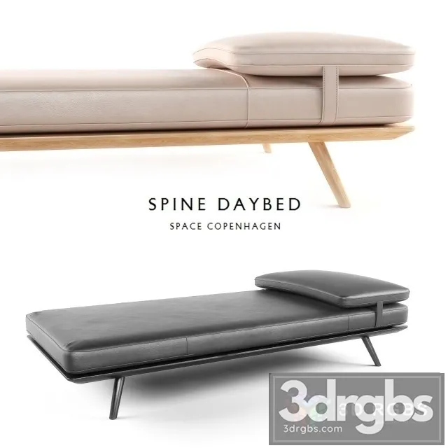 Spine Daybed 3D Model Free