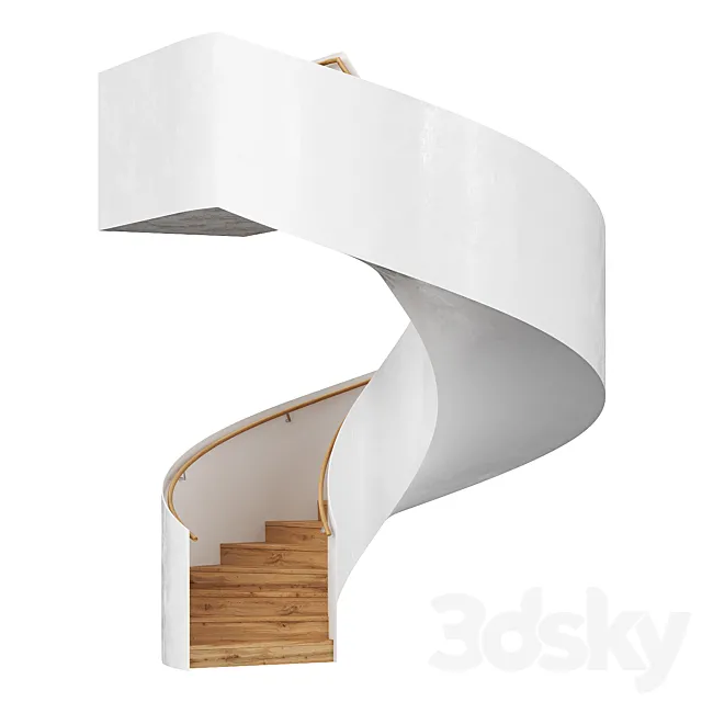 Spiral staircase 15 3D Model
