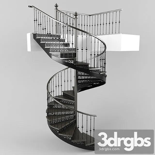 Spiral Staircase 3D Model Free