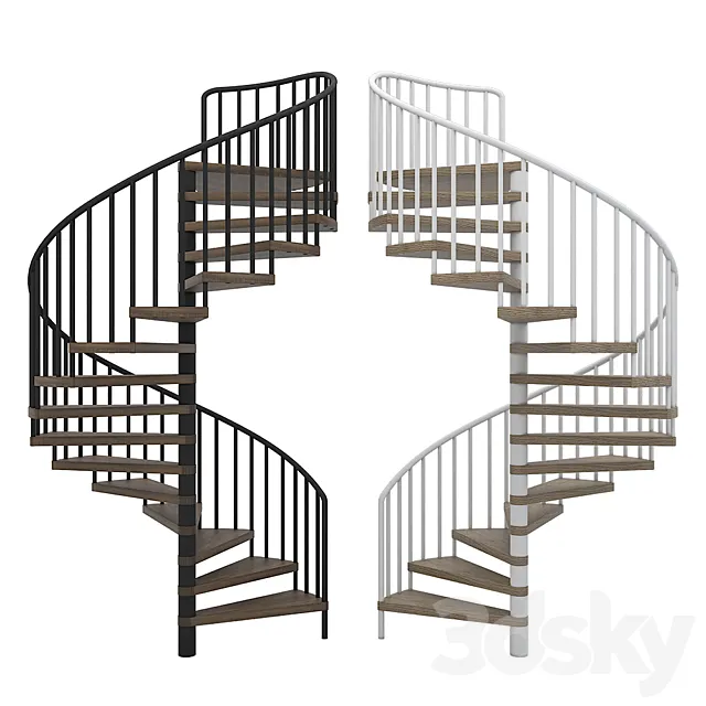 Spiral staircase 3DModel