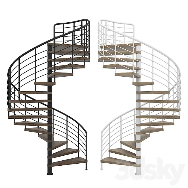 Spiral staircase 3DModel