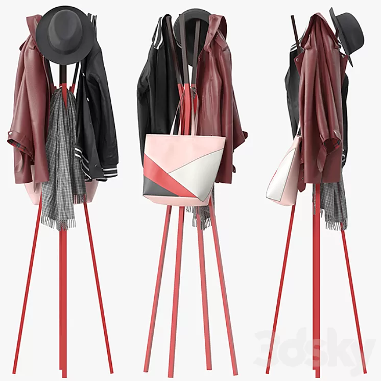 Splash coat rack