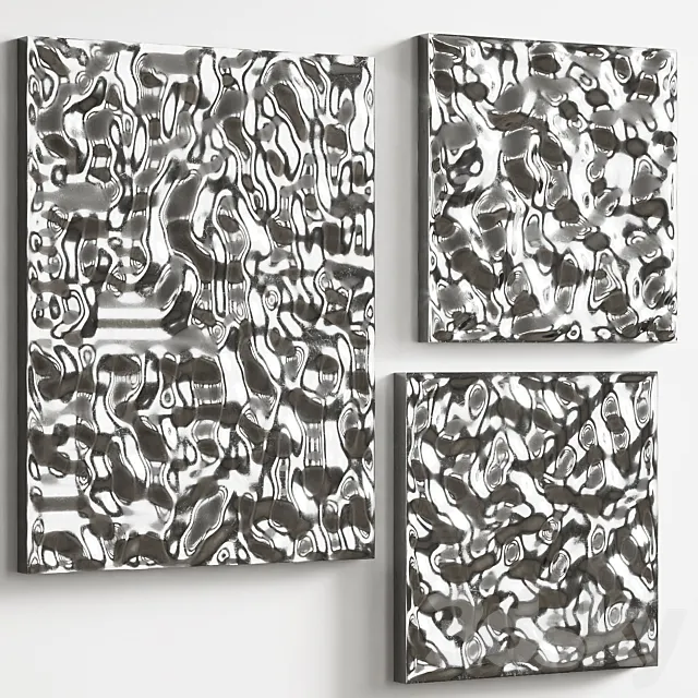 Splash Wall Decor from Westwing Collection 3D Model