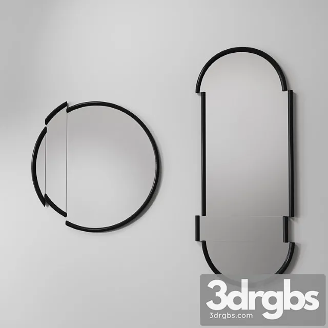 Split mirrors lee broom 3D Model Free