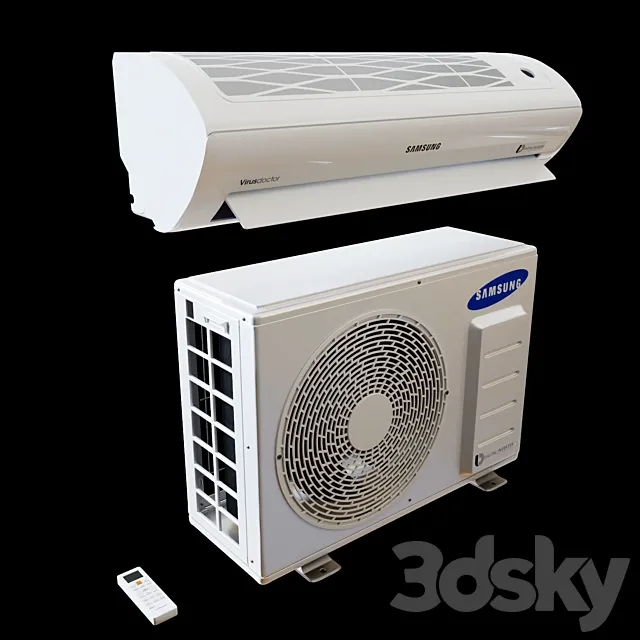 Split system Samsung (conditioner) 3D Model