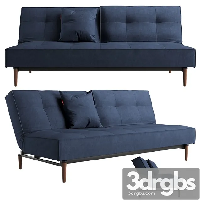 Splitback sofa 2 3D Model Free