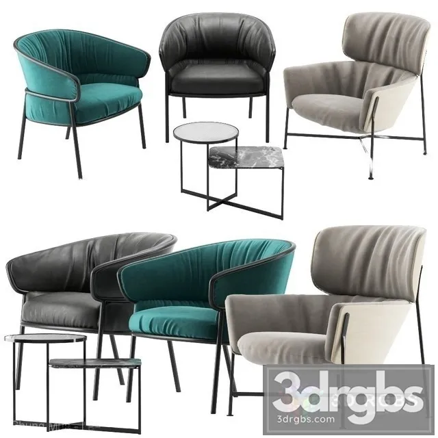 SPO1 Tim Rundle Armchar 3D Model Free