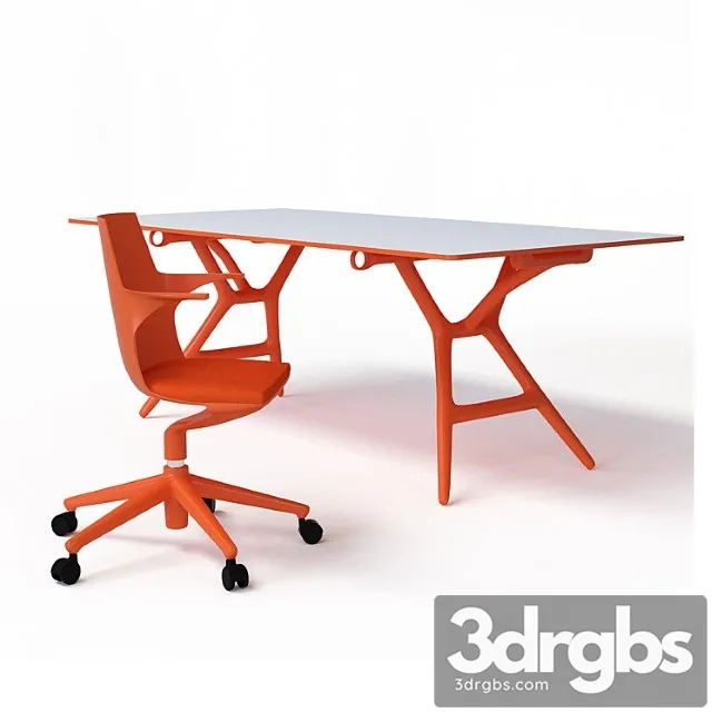 Spoon chair 2 3D Model Free