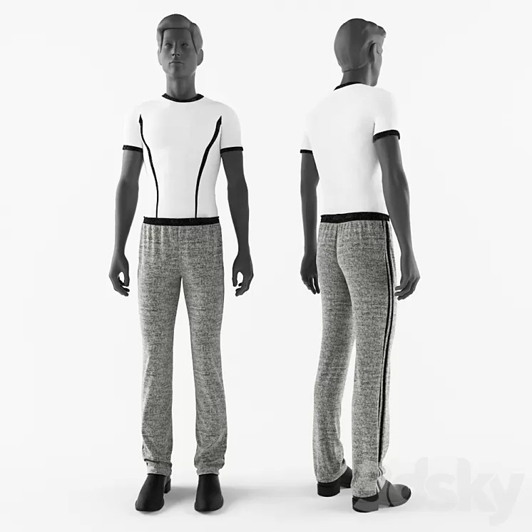 sport costum 3D Model