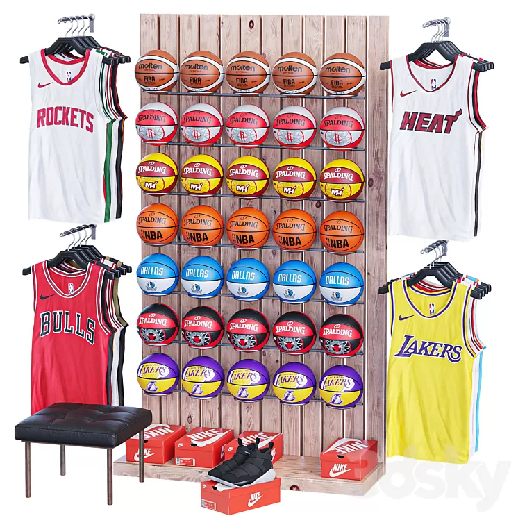 Sport Shop 04 3D Model Free