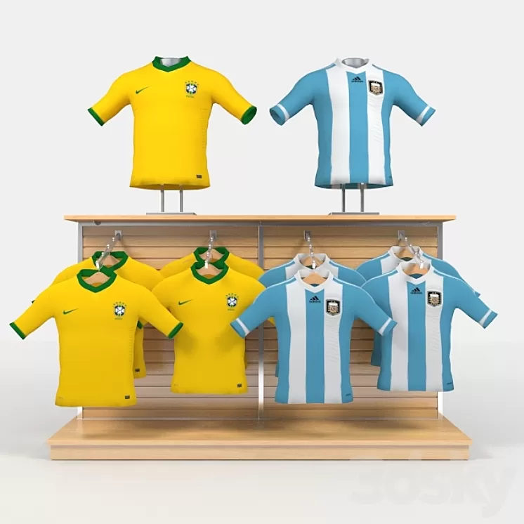 sport - shop brasil - argentina 3D Model