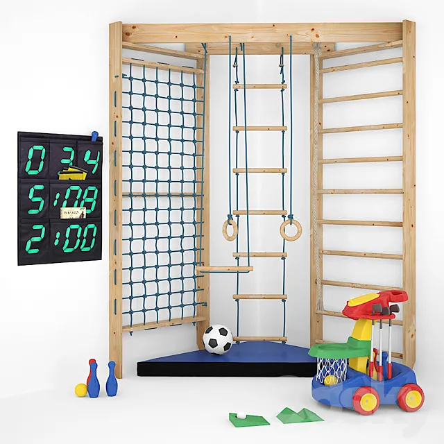 Sports Complex for Children 01 3DModel