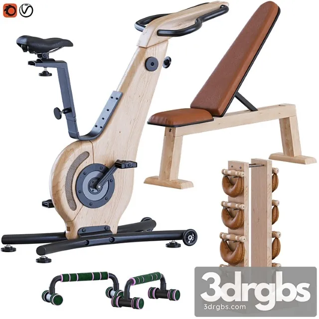 Sports Equipment 02 3D Model Free