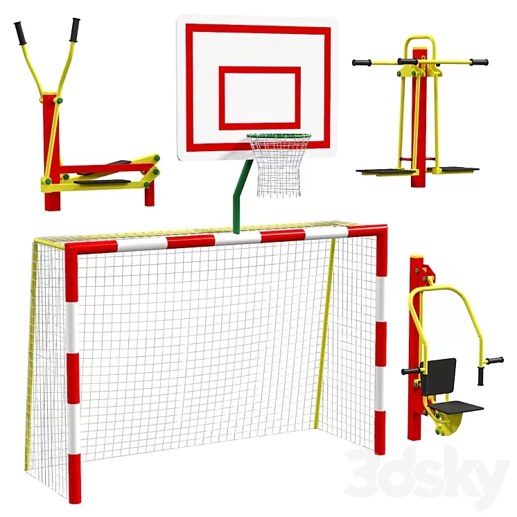 Sports ground 1 3D Model