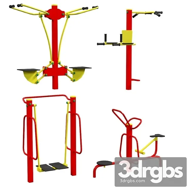 Sports Ground 2 3D Model Free