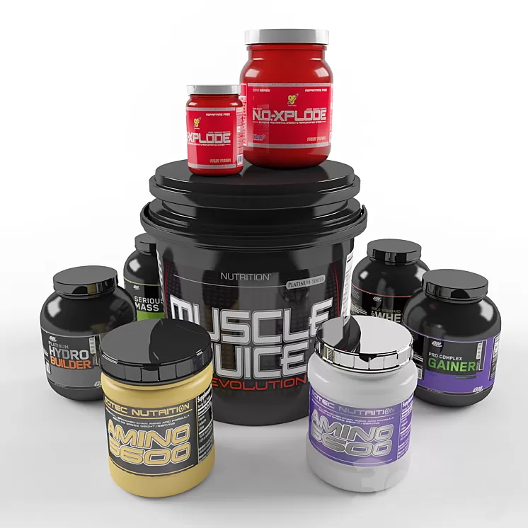 Sports Nutrition 3D Model